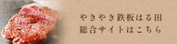 やきやき鉄板はる田　総合サイトはこちら
